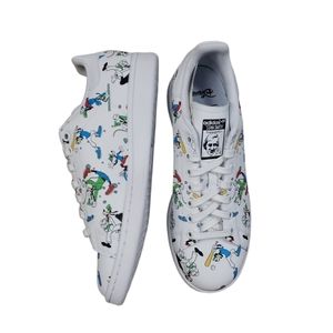 Adidas Originals x Disney Stan Smith ART FZ0061 Shoes No Box Goofy